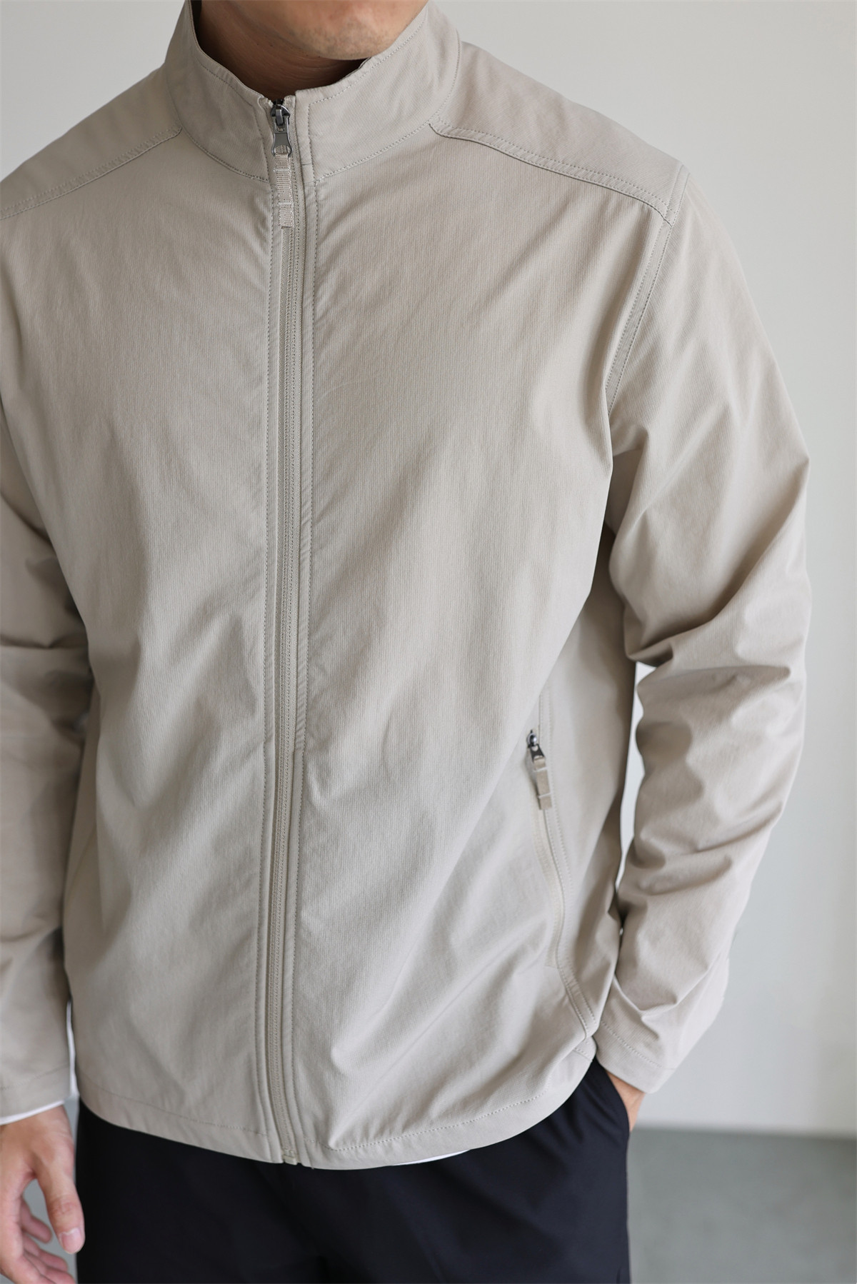 MONSEN Suitory Woven Quick-Dry 4-Way Stretch Outerwear Jacket in Denim product image