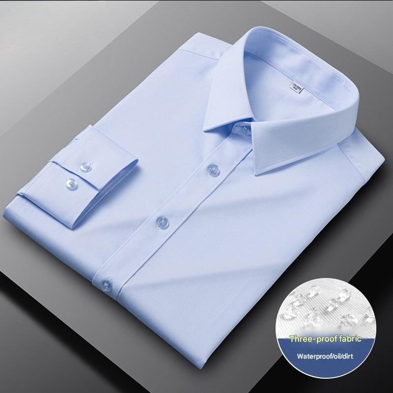 MONSEN Suitory Triple-Protection Water-Repellent Dress Shirt in Bamboo Blend product image
