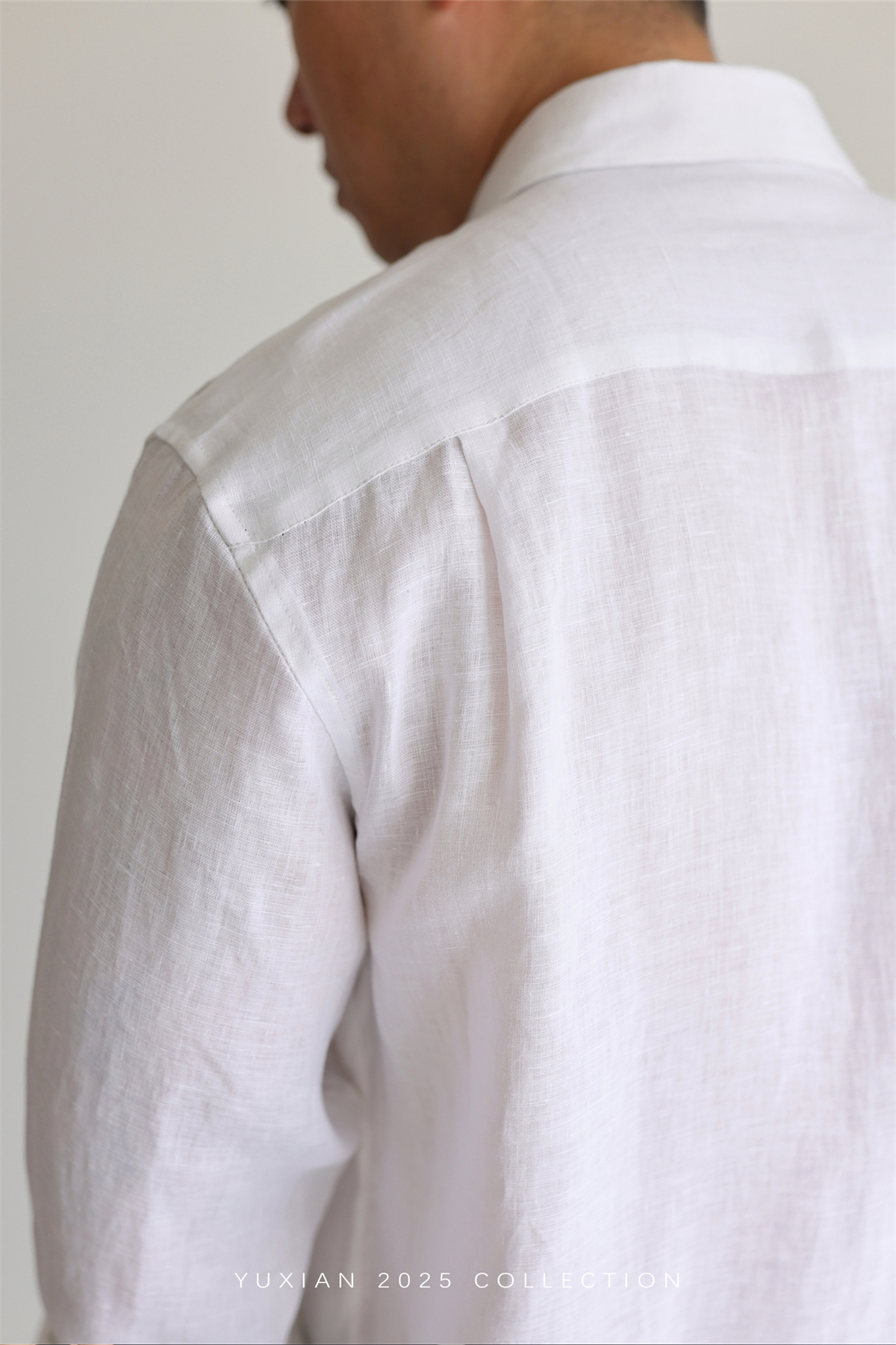 100% Linen Long-Sleeve Shirt