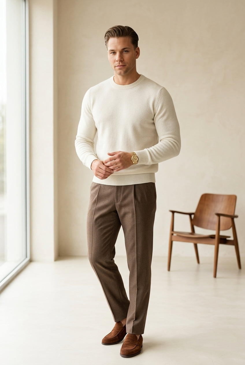MONSEN Suitory Pure Goat Cashmere Sweater product image