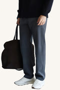 MONSEN Suitory No-Iron Zero Dyed Casual Trousers in Performance Blend front view