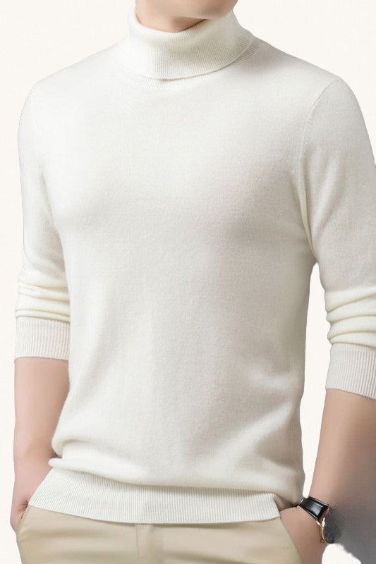 MONSEN Suitory 100% Wool Turtleneck Sweater product image