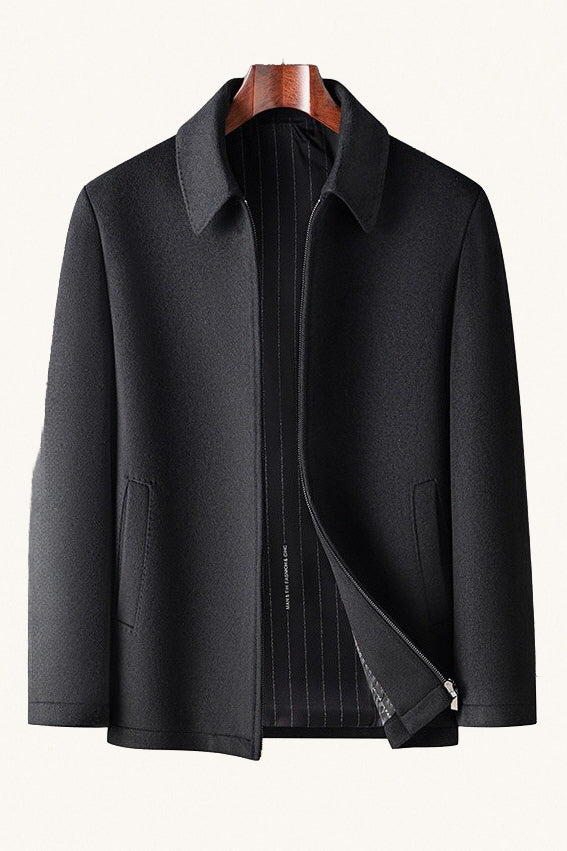 MONSEN Suitory 100% Wool Double-Faced Short Coat product image