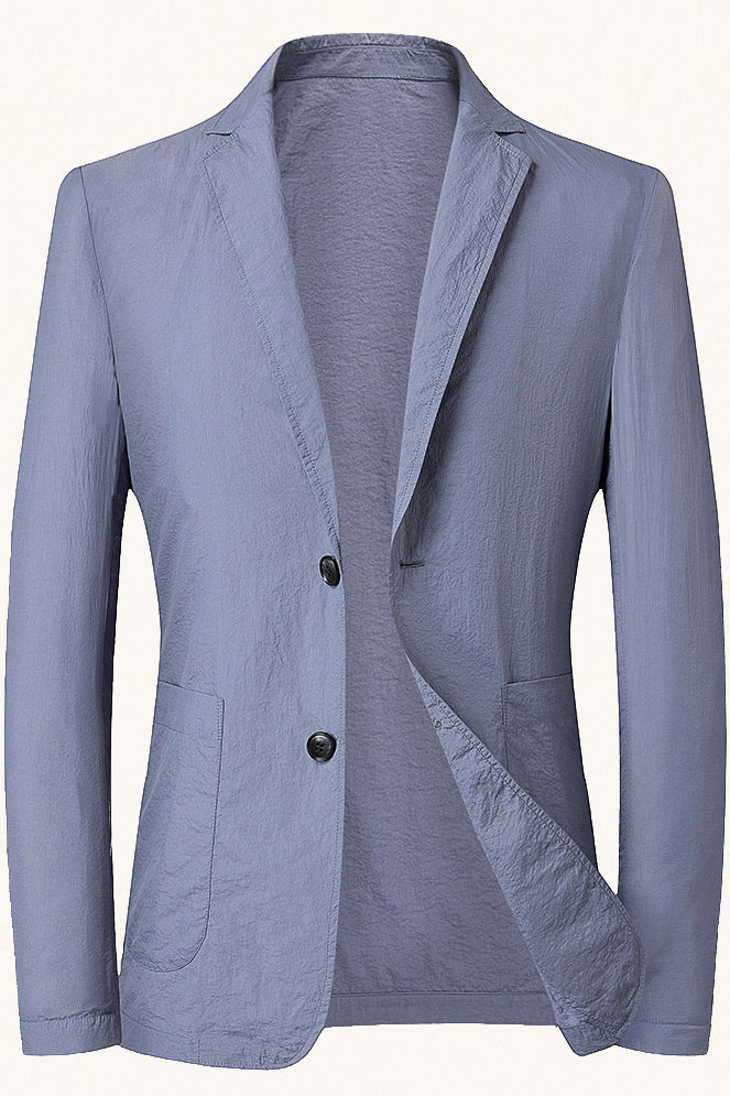 MONSEN Suitory Lightweight Ice-Silk Sun-Care Blazer in Silk Blend product image