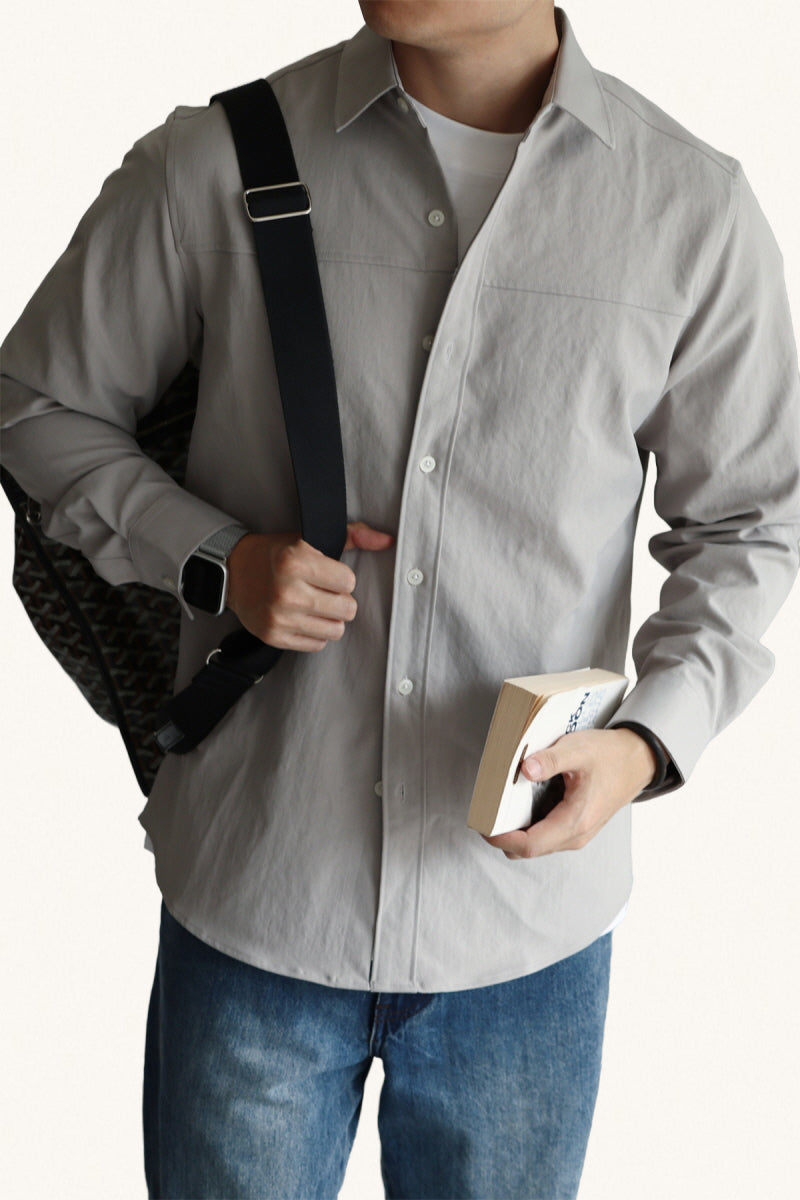 MONSEN Suitory Enzyme-Washed Utility Shirt in Performance Blend product image