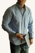 MONSEN Suitory 100% Cotton Oxford Shirt front view