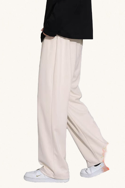 MONSEN Suitory Fleece-Lined Straight Pants product image