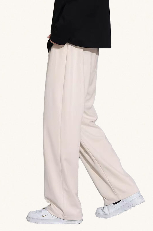 MONSEN Suitory Fleece-Lined Straight Pants product image