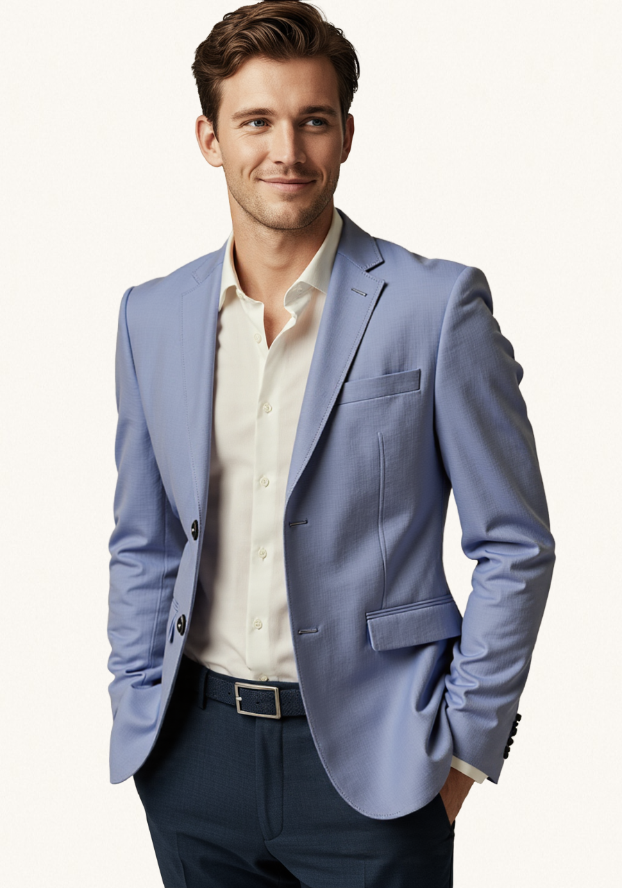 MONSEN Suitory Lightweight Ice-Silk Sun-Care Blazer in Silk Blend product image