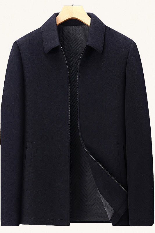 MONSEN Suitory 100% Sheep-Wool Lapel Jacket product image