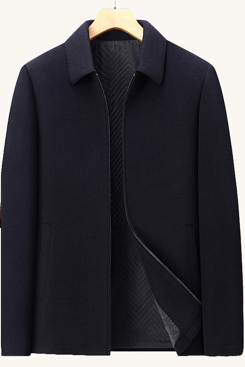 MONSEN Suitory 100% Sheep-Wool Lapel Jacket product image