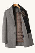 MONSEN Suitory Goose-Down Liner Wool Overcoat product image
