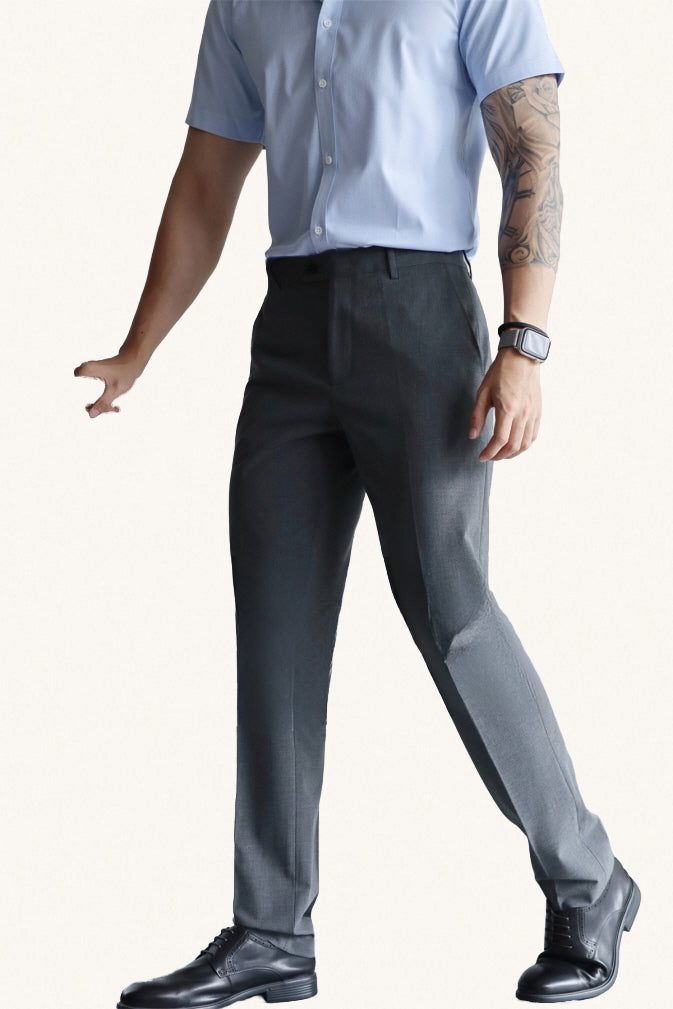 MONSEN Suitory Non-Iron Slim Trousers in Performance Blend product image