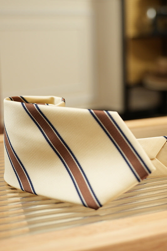 MONSEN Suitory Italian-Style Stripe Tie in Performance Blend product image