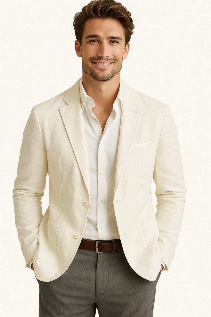 MONSEN Suitory Light Cotton Single Blazer product image