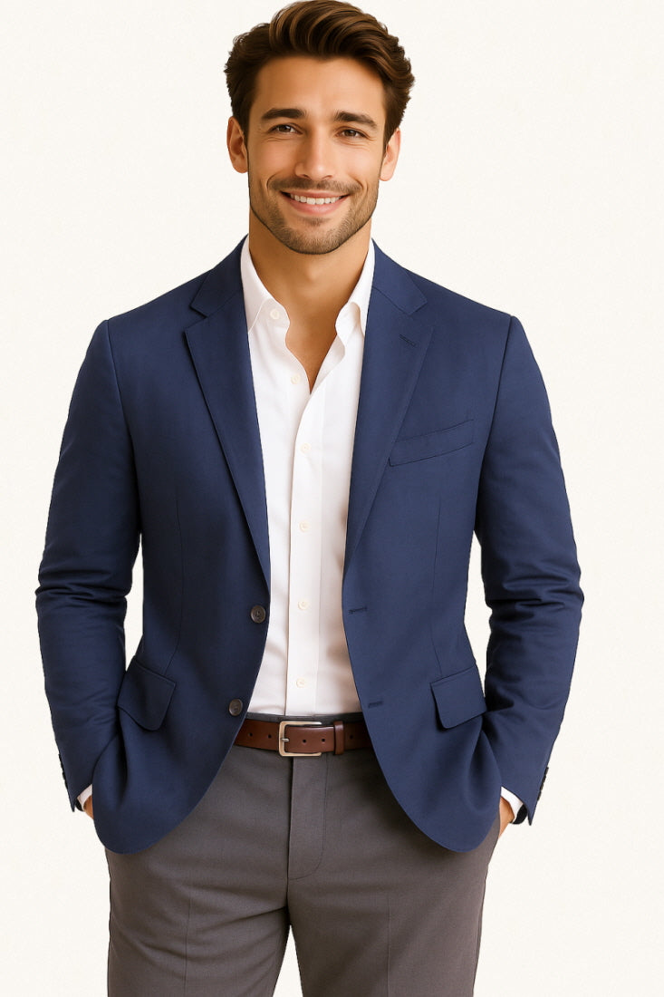MONSEN Suitory Light Cotton Single Blazer product image