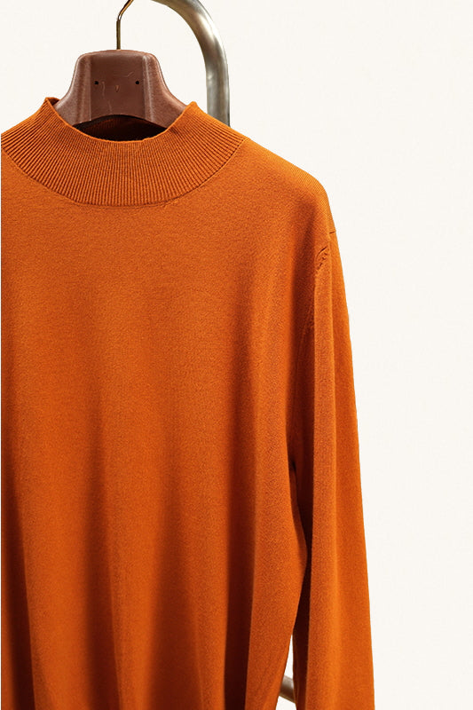 MONSEN Suitory Half-Mock Knit Sweater in Wool product image