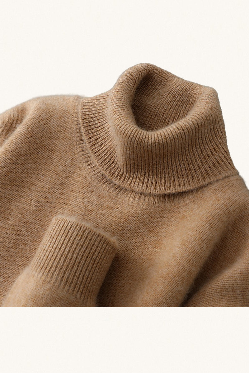 MONSEN Suitory 100% Wool Turtleneck Sweater 1 product image