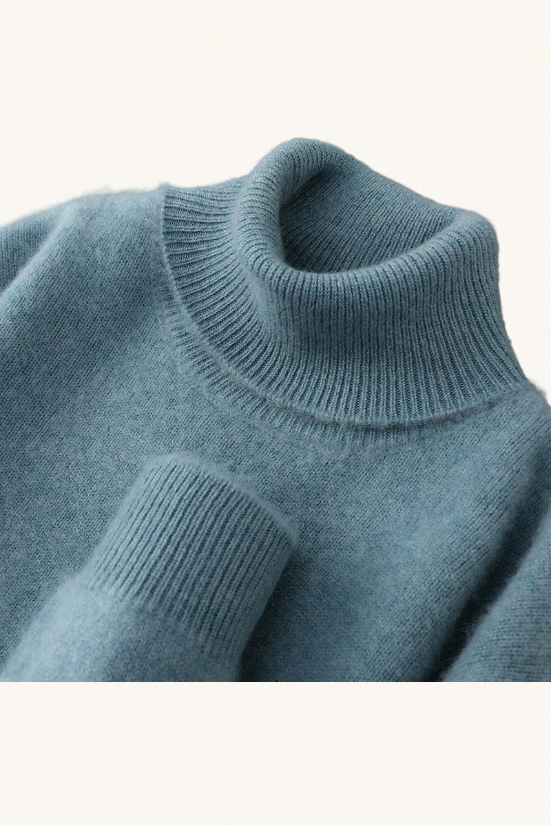 MONSEN Suitory 100% Wool Turtleneck Sweater 1 product image