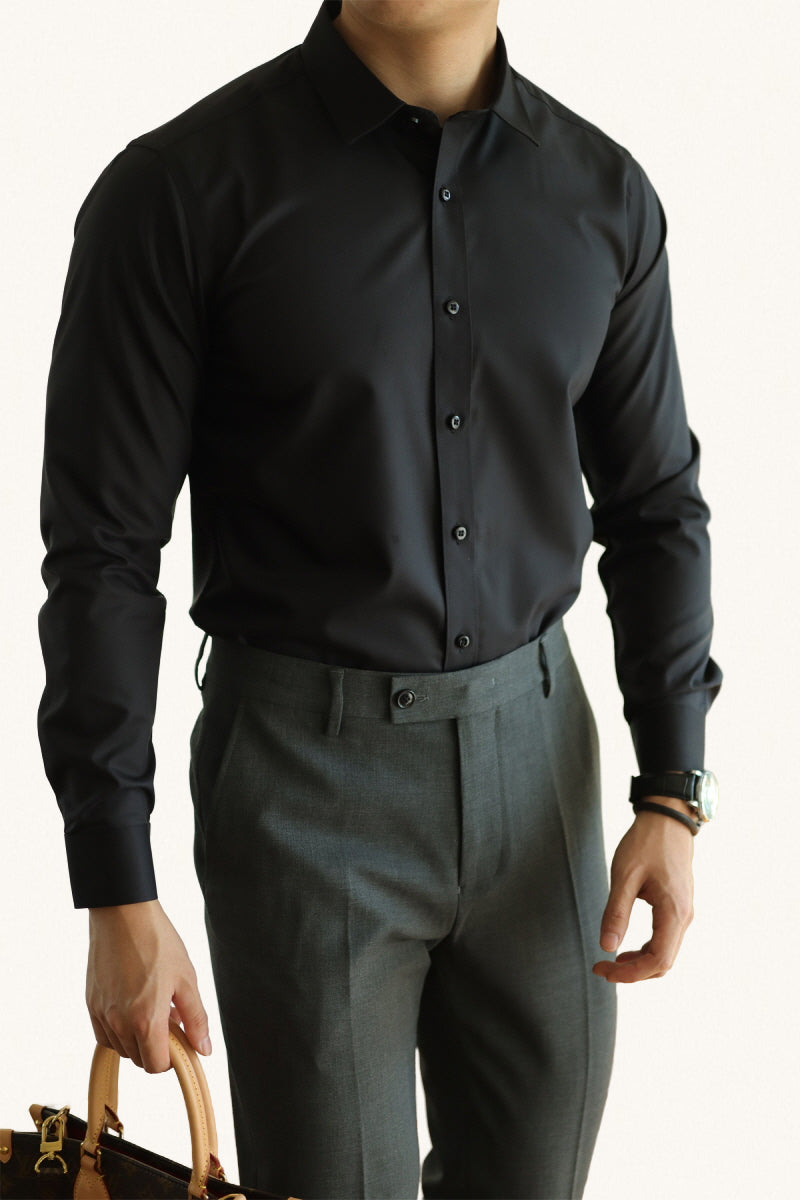 MONSEN Suitory Anti-Wrinkle Non-Iron Shirt in Bamboo Blend product image
