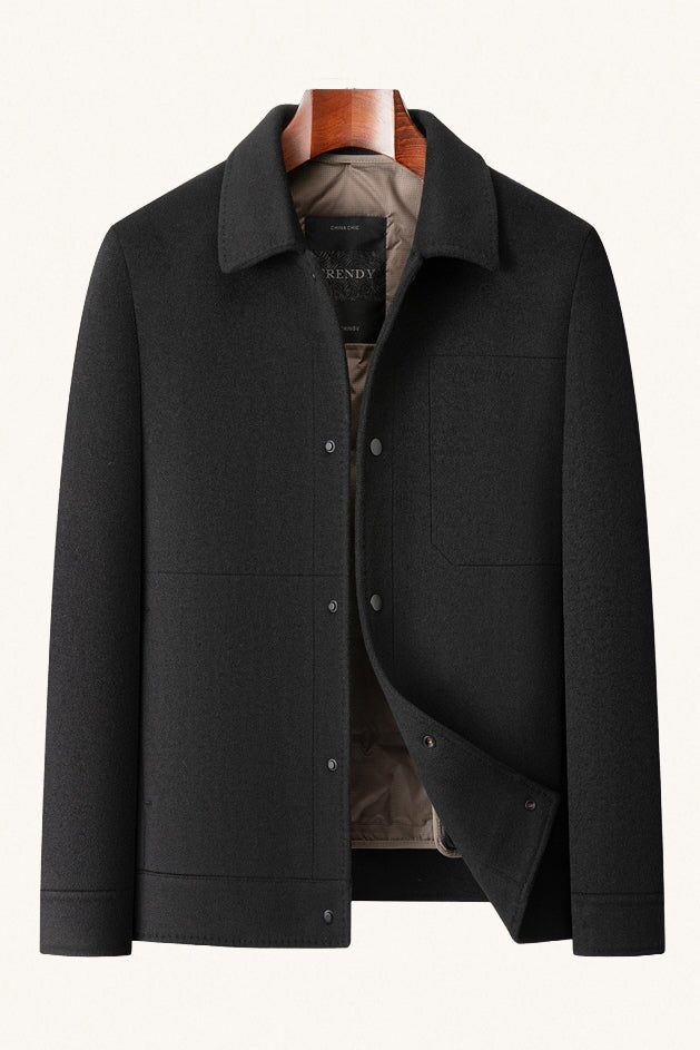 MONSEN Suitory Detachable Down Liner Wool Coat product image