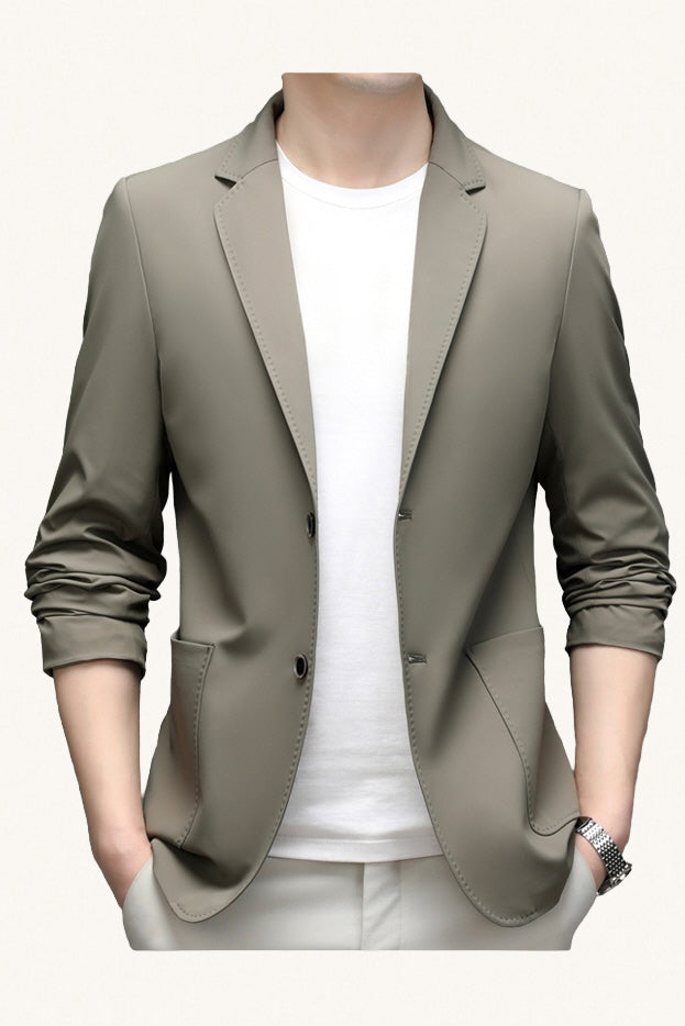 MONSEN Suitory Lightweight Anti-Wrinkle Blazer in Silk Blend product image