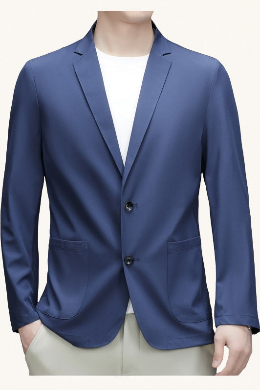 MONSEN Suitory UV-Protection(UPF 50+) Blazer in Performance Blend front view