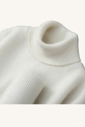 MONSEN Suitory 100% Wool Turtleneck Sweater 1 front view