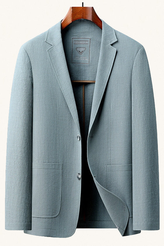 MONSEN Suitory 100% Cotton Single-Breasted Blazer product image