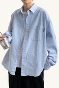 MONSEN Suitory J-Inspired Utility Shirt in Cotton front view