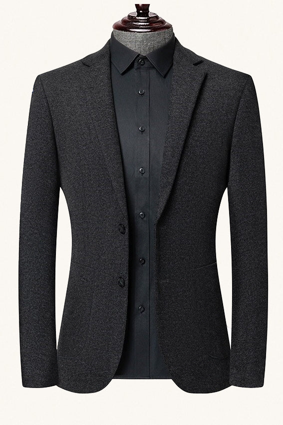 MONSEN Suitory Wool Blend Single Blazer product image