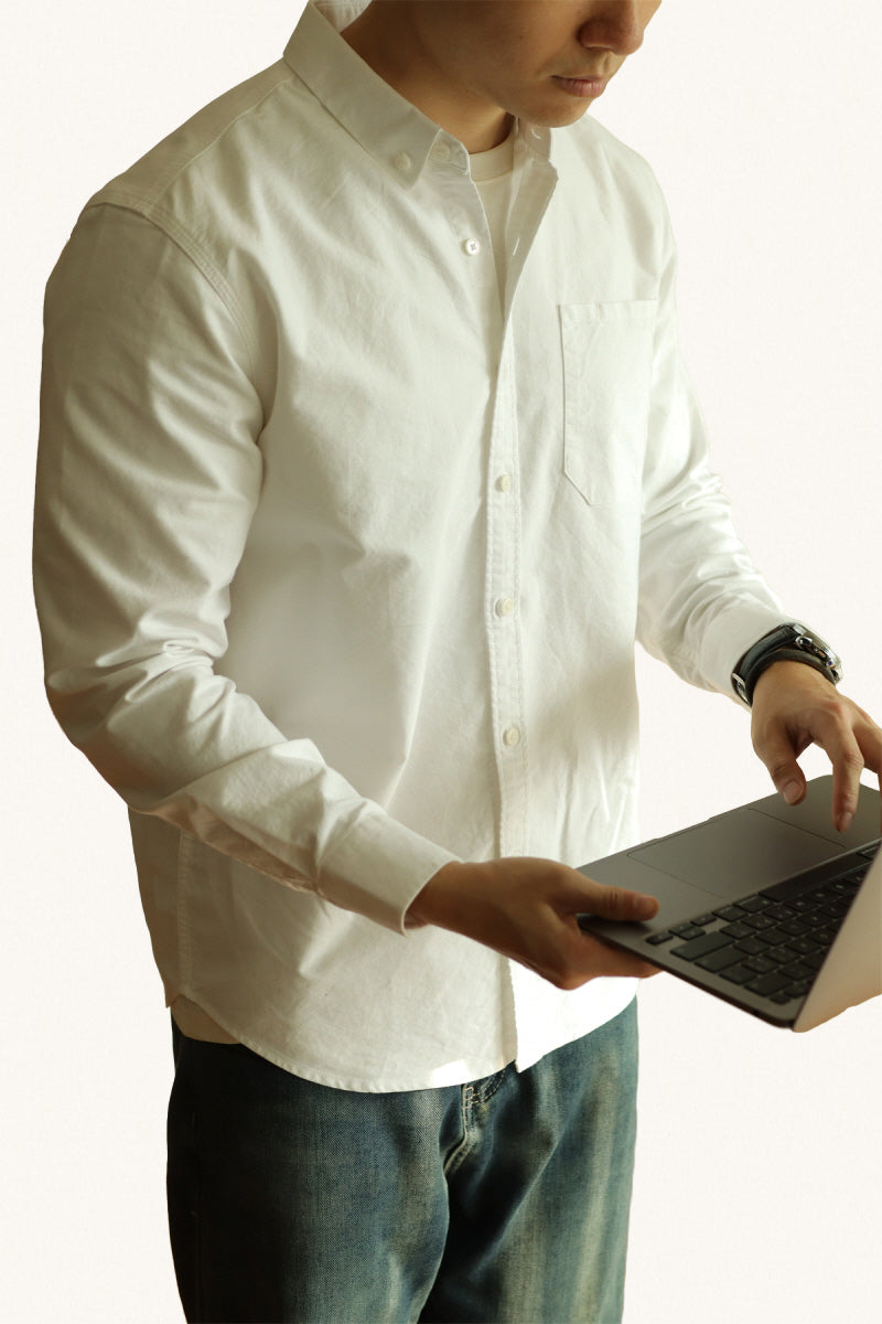MONSEN Suitory 100% Cotton Oxford Shirt product image
