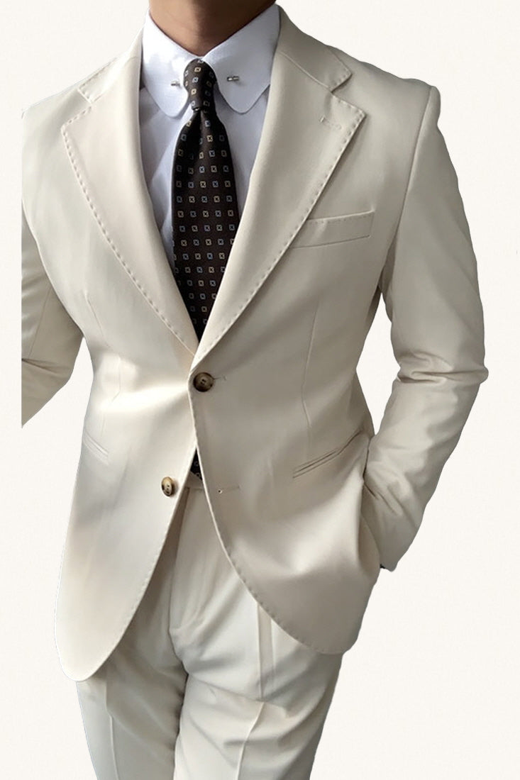 MONSEN Suitory Neapolitan Slim Suit (Single-Breasted) in Performance Blend product image
