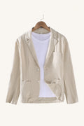 MONSEN Suitory Breathable Ramie-Cotton Blazer front view