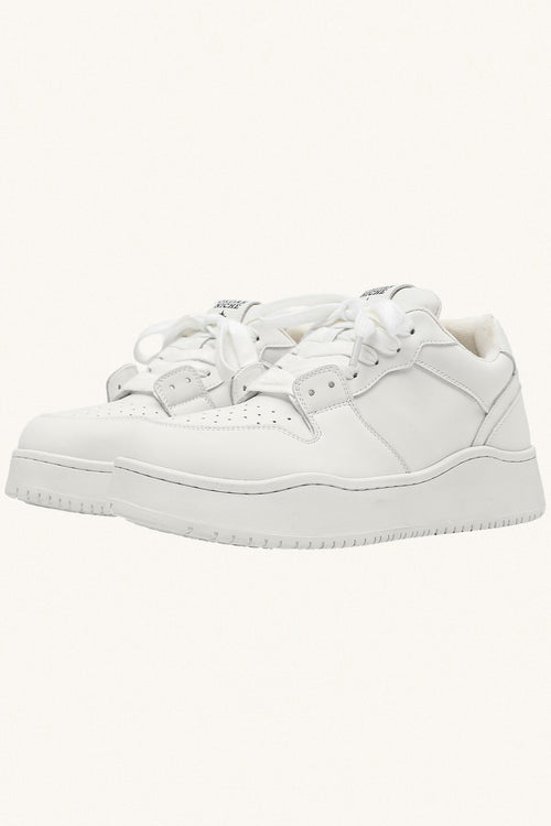 MONSEN Suitory Breathable Height-Boost Sneakers in Linen front view