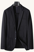 MONSEN Suitory Old-Money Inspired Wool Blazer front view