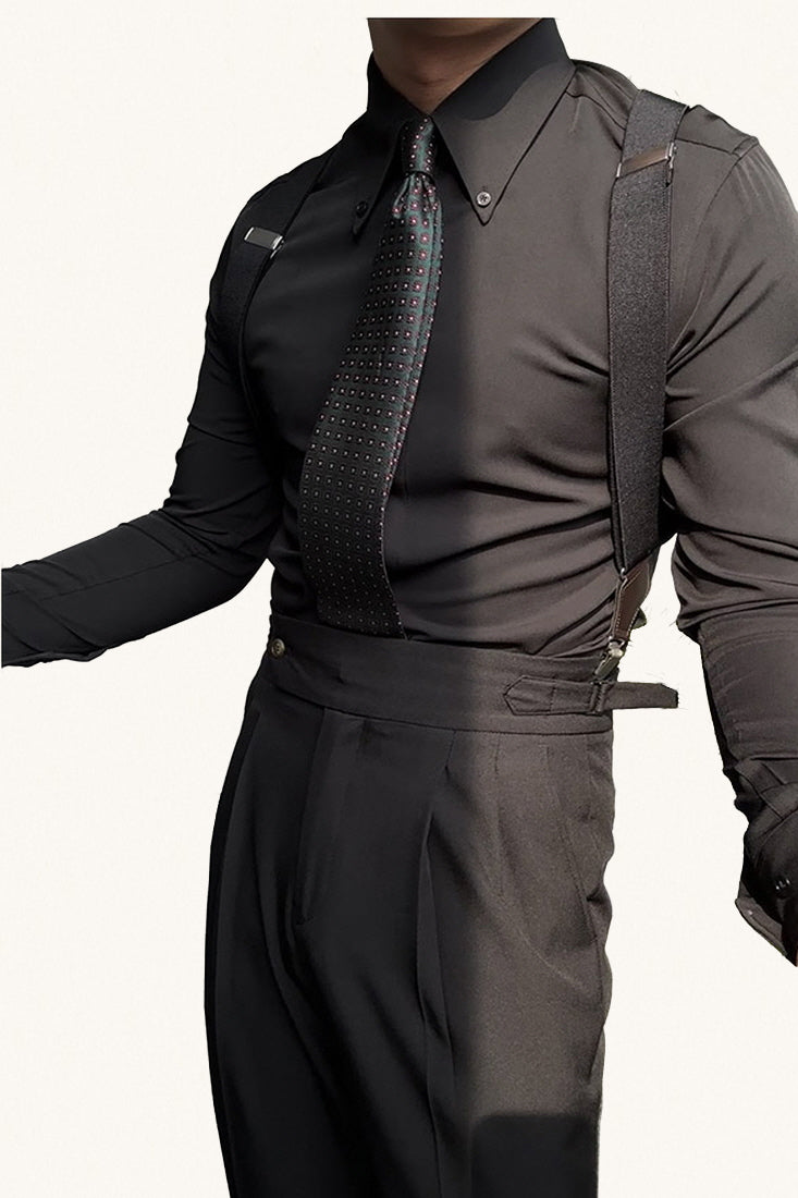 MONSEN Suitory Non-Iron Button-Down Shirt front view