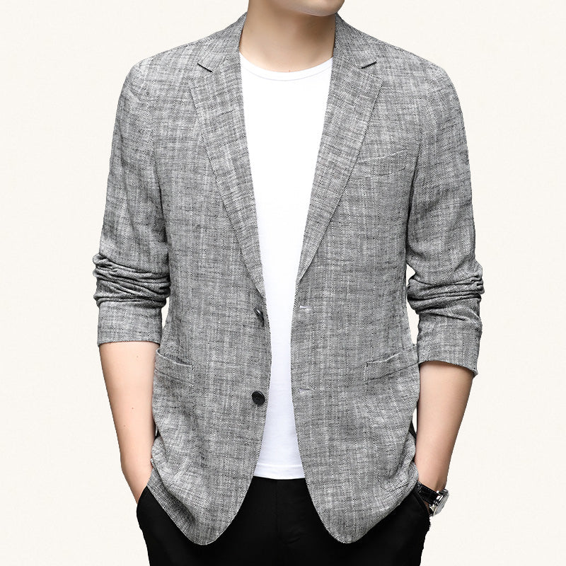 MONSEN Suitory Cotton & Linen Casual Jacket product image