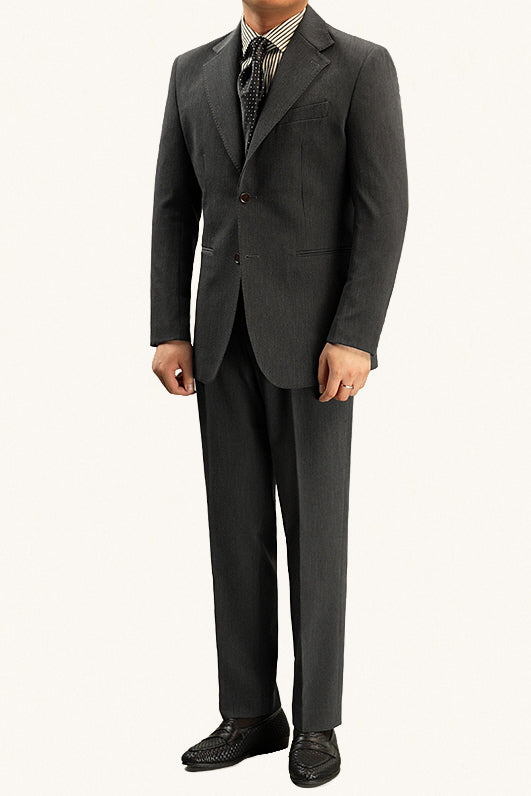 MONSEN Suitory Neapolitan Wrinkle-Resistant Suit in Performance Blend front view