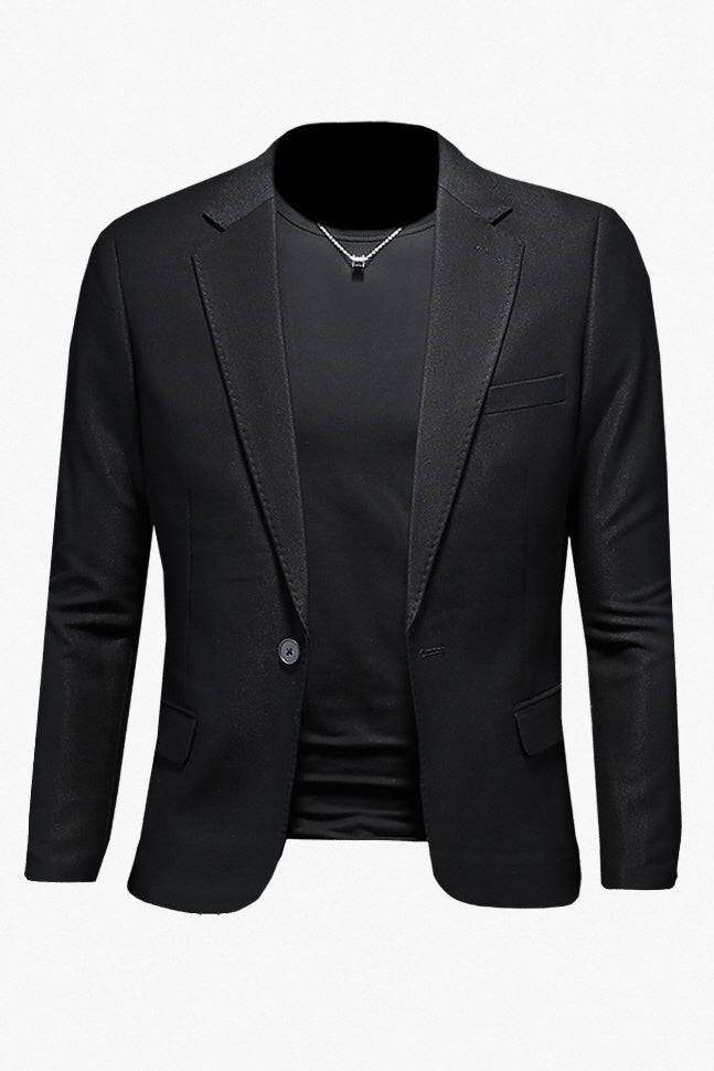 MONSEN Suitory Refined European Casual Blazer front view