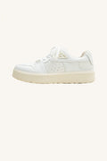 MONSEN Suitory Icy Soda Platform Sneakers in Denim front view