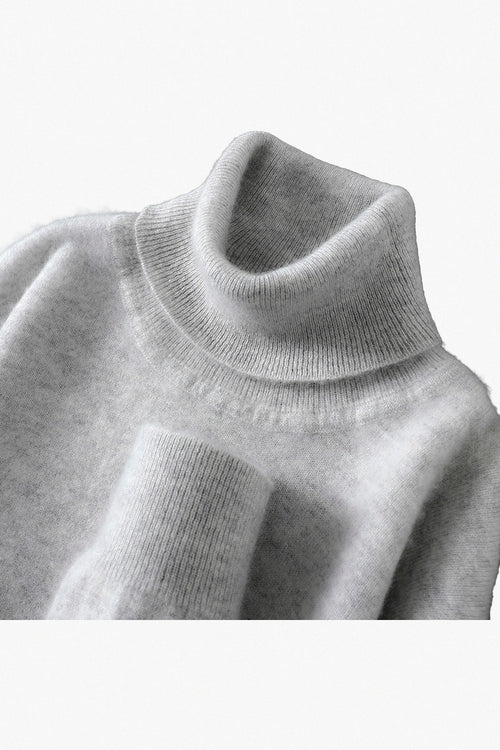MONSEN Suitory 100% Wool Thick Relaxed Knit front view