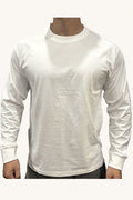 MONSEN Suitory Cotton Long Sleeve Crewneck T-Shirt front view