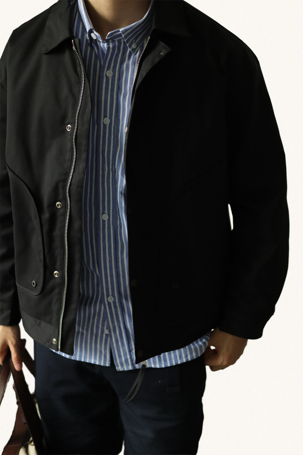 MONSEN Suitory Workwear Pocket Padded Coach Jacket in Cotton product image