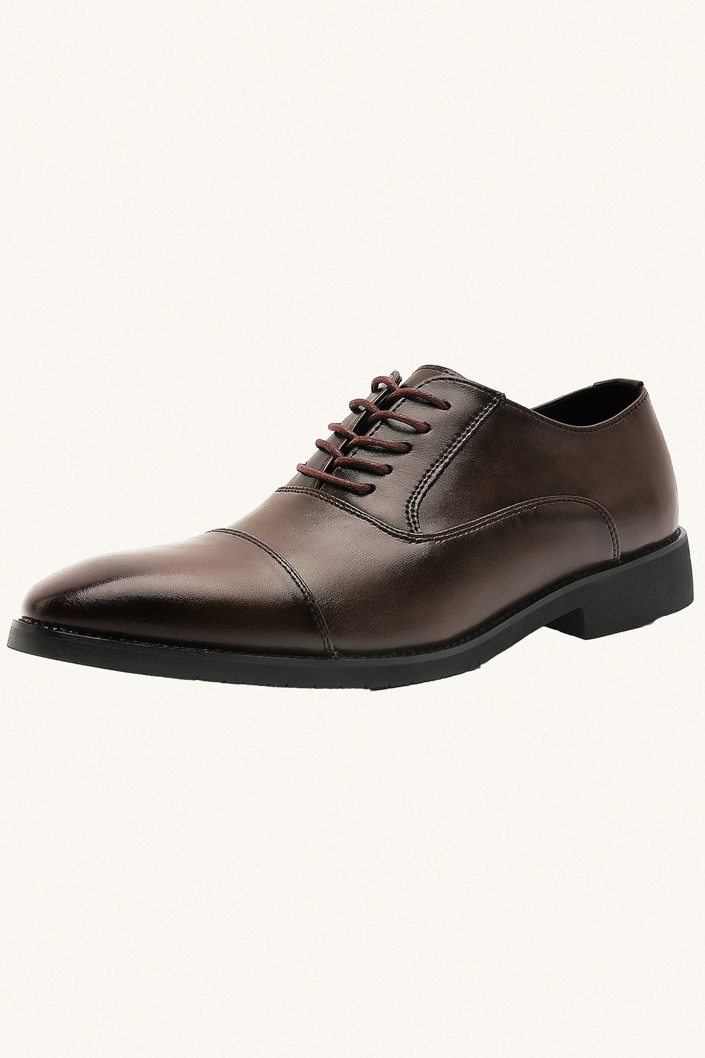 MONSEN Suitory Three-Piece Toe Oxford/Derby Shoes in Leather product image