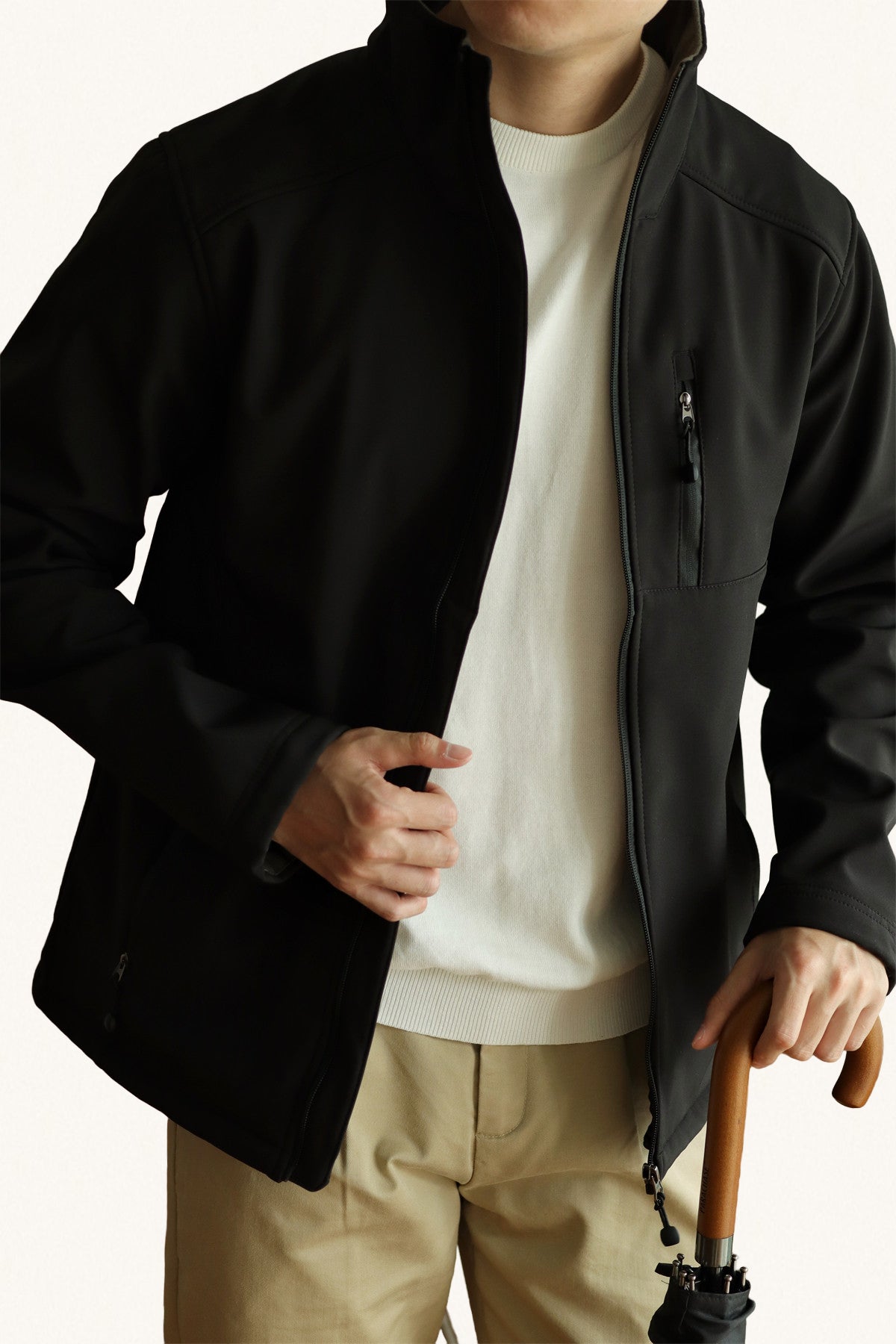 MONSEN Suitory 4-Way Stretch Fleece-Lined Waterproof Windbreaker Jacket product image