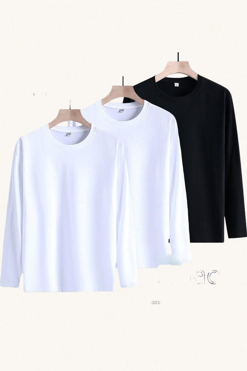MONSEN Suitory 3-Pack Long-Staple Cotton Crewneck T-Shirt product image
