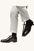 MONSEN Suitory Brogue Oxford Dress Shoes in Leather front view