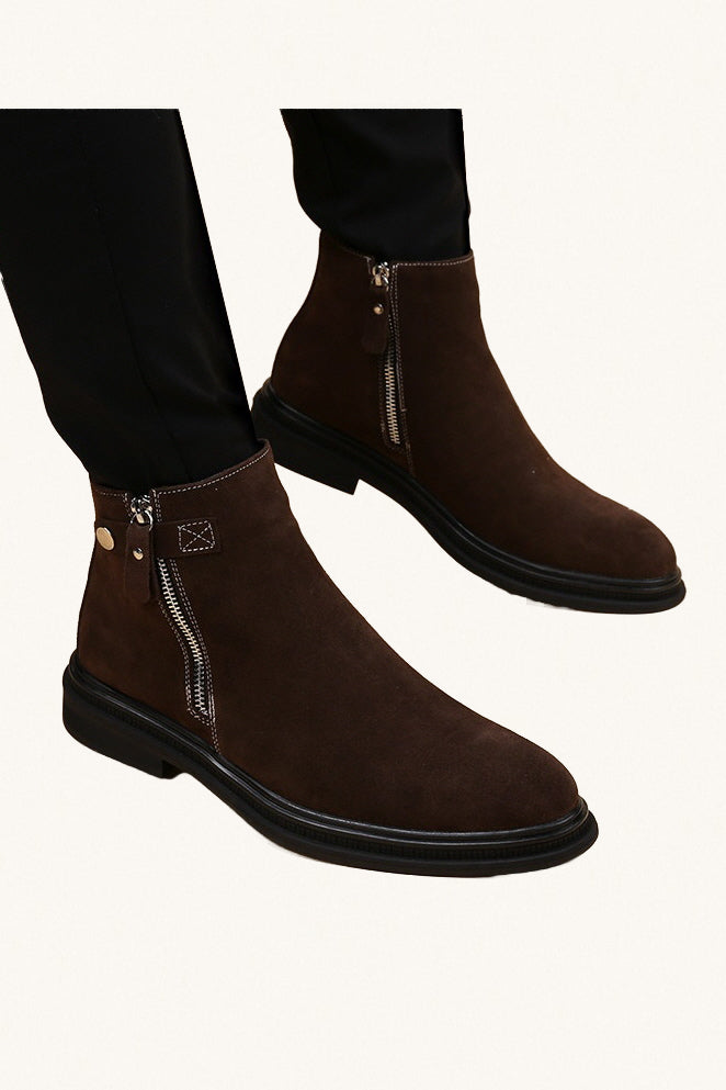 MONSEN Suitory Genuine Suede Martin Boots product image