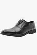 MONSEN Suitory Three-Piece Toe Oxford/Derby Shoes in Leather front view